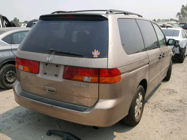 5FNRL18523B020261 - 2003 HONDA ODYSSEY LX GOLD photo 4