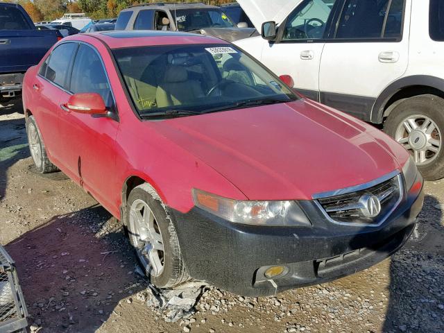 JH4CL96835C019197 - 2005 ACURA TSX RED photo 1