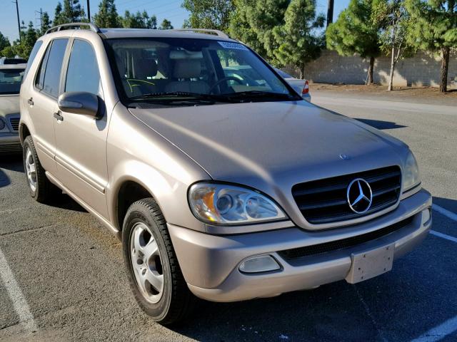 4JGAB57E14A461393 - 2004 MERCEDES-BENZ ML 350 TAN photo 1