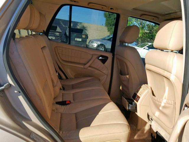 4JGAB57E14A461393 - 2004 MERCEDES-BENZ ML 350 TAN photo 6