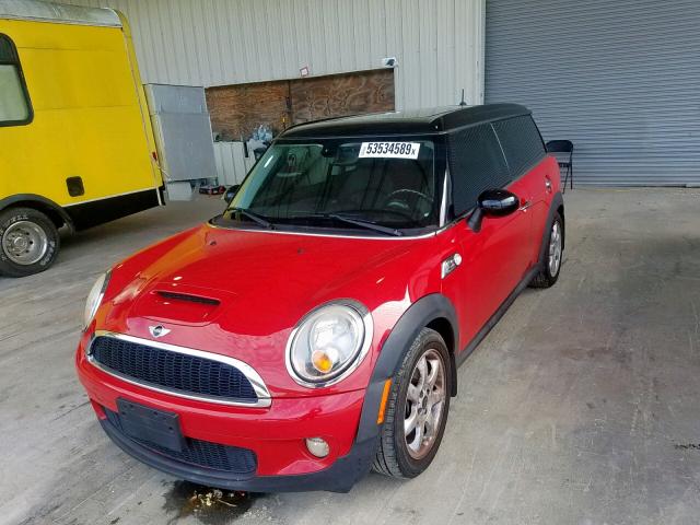 WMWMM33529TP93535 - 2009 MINI COOPER S C RED photo 2