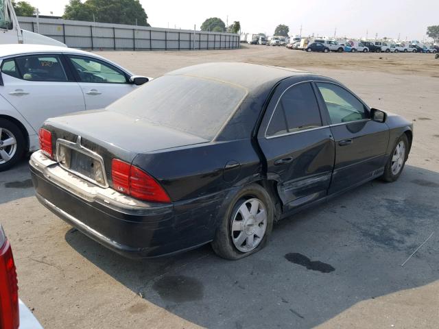 1LNHM86S92Y712523 - 2002 LINCOLN LS BLACK photo 4