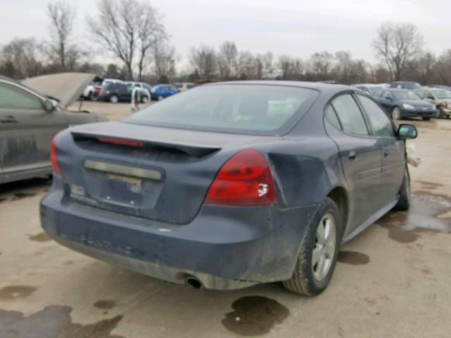 2G2WP552881181611 - 2008 PONTIAC GRAND PRIX CHARCOAL photo 4