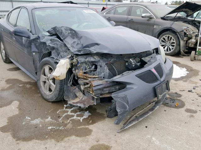 2G2WP552881181611 - 2008 PONTIAC GRAND PRIX CHARCOAL photo 9