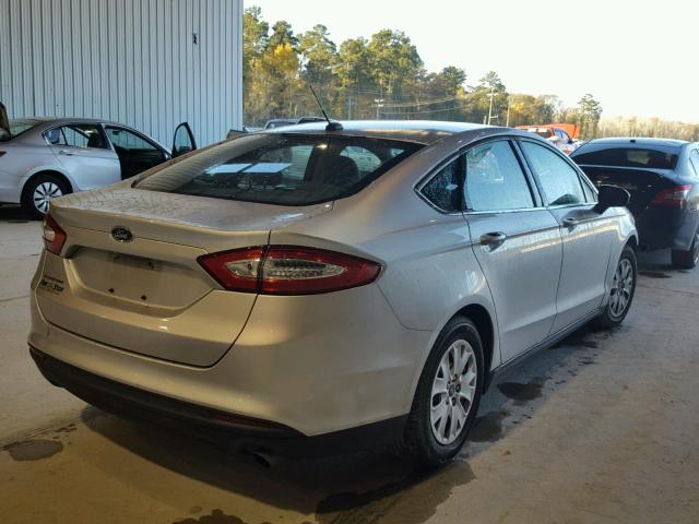 1FA6P0G79E5383946 - 2014 FORD FUSION S SILVER photo 4