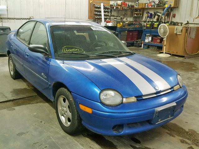 1B3ES47Y1WD695742 - 1998 DODGE NEON HIGHL BLUE photo 1