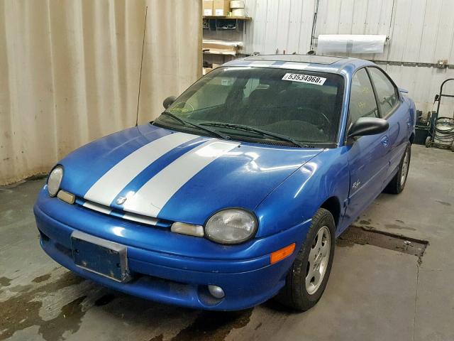 1B3ES47Y1WD695742 - 1998 DODGE NEON HIGHL BLUE photo 2