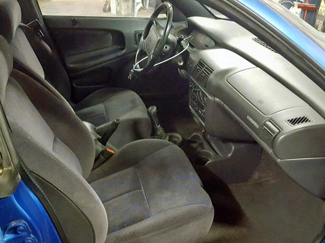 1B3ES47Y1WD695742 - 1998 DODGE NEON HIGHL BLUE photo 5