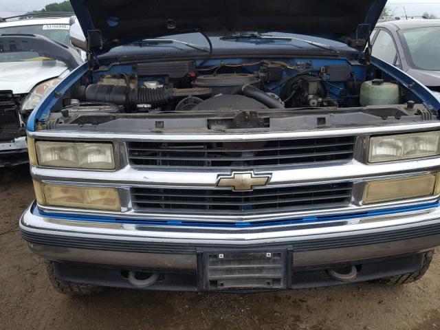 2GCEK19KXN1235950 - 1992 CHEVROLET GMT-400 K1 BLUE photo 7