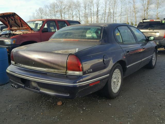 2C3HC56F9VH651556 - 1997 CHRYSLER LHS BLUE photo 4