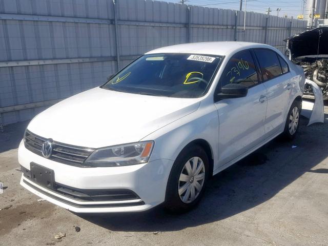 3VW2K7AJ0FM284283 - 2015 VOLKSWAGEN JETTA BASE 白色 照片 2