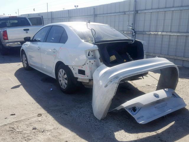 3VW2K7AJ0FM284283 - 2015 VOLKSWAGEN JETTA BASE 白色 照片 3