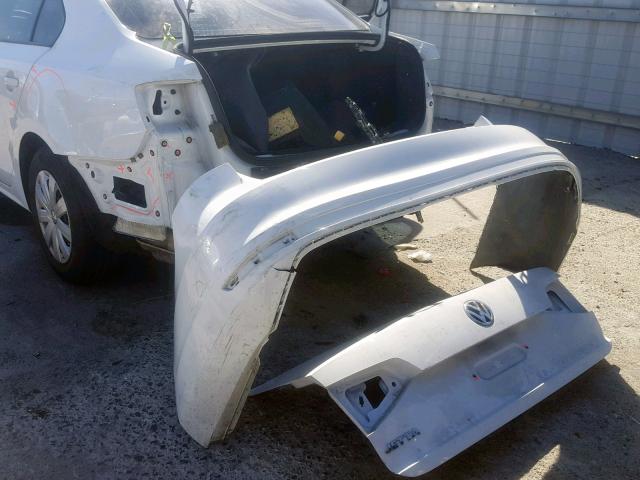 3VW2K7AJ0FM284283 - 2015 VOLKSWAGEN JETTA BASE 白色 照片 9