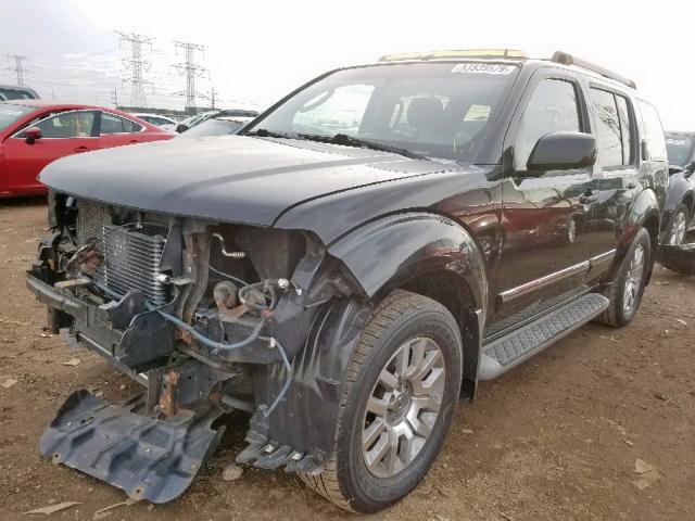 5N1AR18B09C615449 - 2009 NISSAN PATHFINDER BLACK photo 2