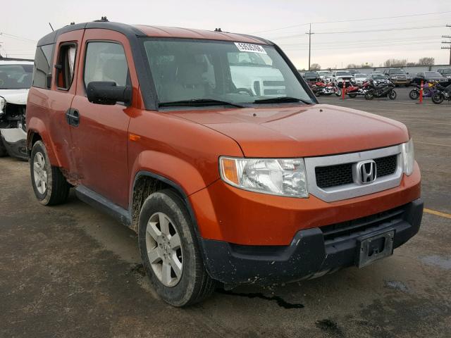 5J6YH287X9L001722 - 2009 HONDA ELEMENT EX ORANGE photo 1