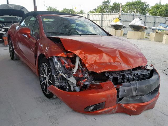 4A37L5EF5BE001311 - 2011 MITSUBISHI ECLIPSE SP ORANGE photo 1