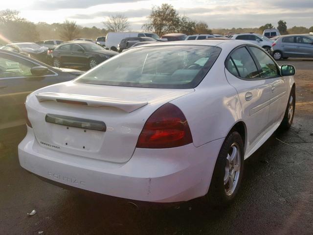 2G2WP522151235430 - 2005 PONTIAC GRAND PRIX თეთრი ფოტო 4