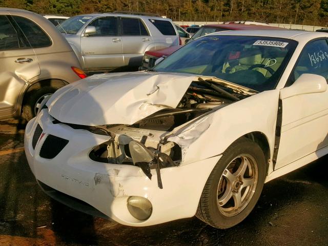 2G2WP522151235430 - 2005 PONTIAC GRAND PRIX თეთრი ფოტო 9