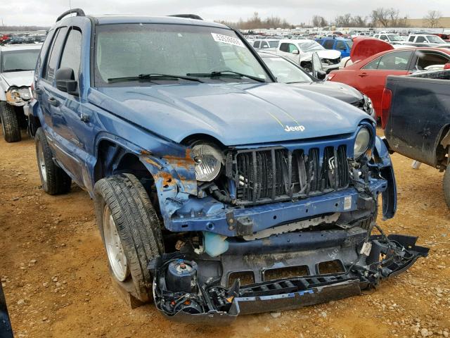 1J8GL58K53W654348 - 2003 JEEP LIBERTY LI BLUE photo 1