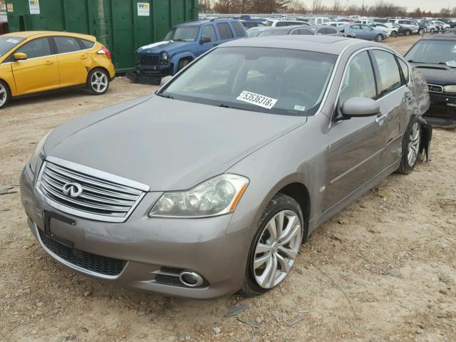 JNKAY01F78M656666 - 2008 INFINITI M35 BASE GRAY photo 2