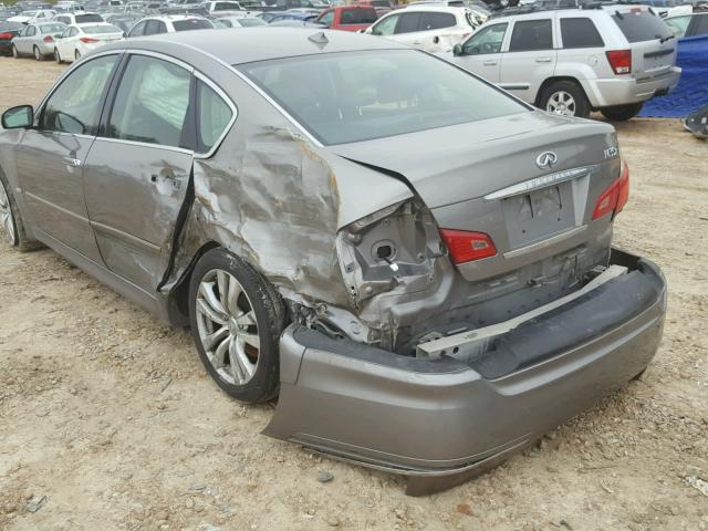 JNKAY01F78M656666 - 2008 INFINITI M35 BASE GRAY photo 9