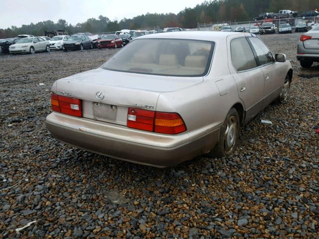 JT8BH28F1W0107832 - 1998 LEXUS LS 400 TAN photo 4