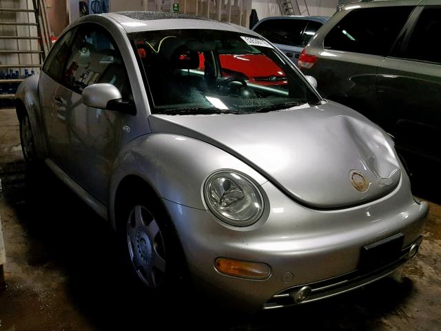 3VWCT21C51M406618 - 2001 VOLKSWAGEN NEW BEETLE SILVER photo 1