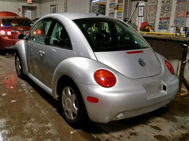 3VWCT21C51M406618 - 2001 VOLKSWAGEN NEW BEETLE SILVER photo 3