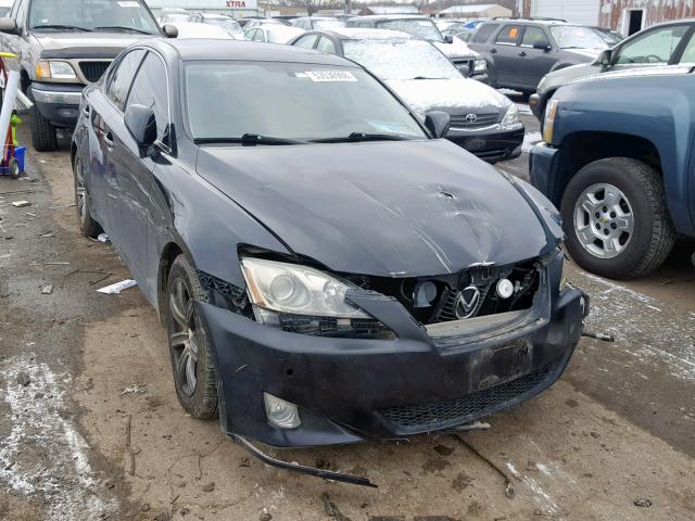 JTHBK262165022364 - 2006 LEXUS IS 250 BLACK photo 1