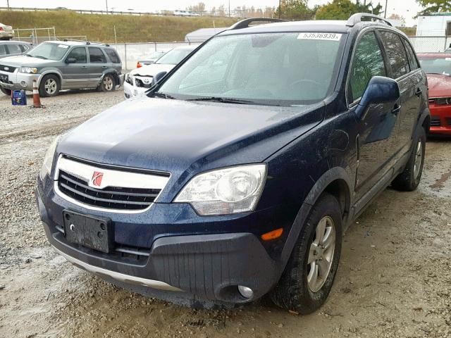 3GSDL43N98S564035 - 2008 SATURN VUE XE BLUE photo 2