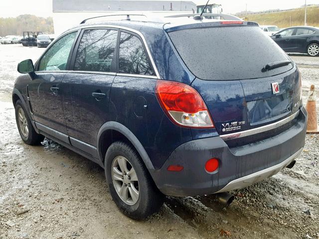 3GSDL43N98S564035 - 2008 SATURN VUE XE BLUE photo 3