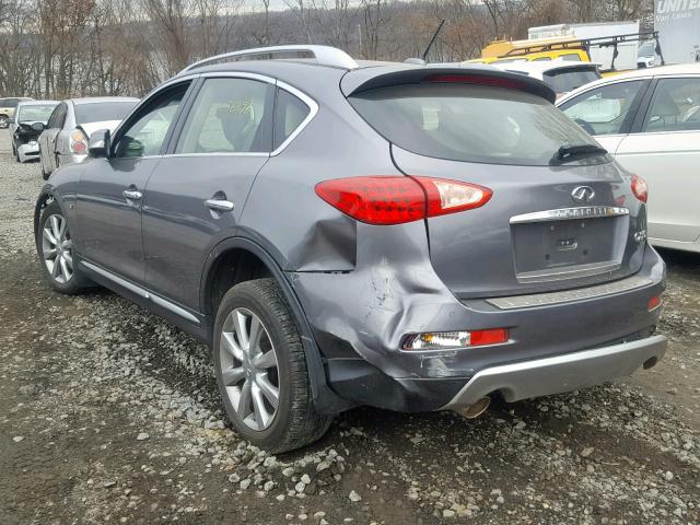 JN1BJ0RR2HM401578 - 2017 INFINITI QX50 GRAY photo 3