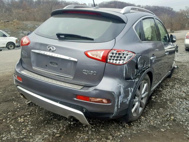 JN1BJ0RR2HM401578 - 2017 INFINITI QX50 GRAY photo 4