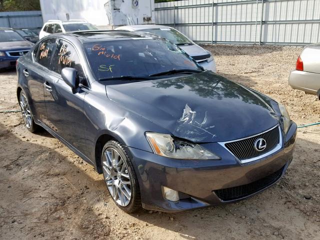 JTHBE262575013174 - 2007 LEXUS IS 350 GRAY photo 1