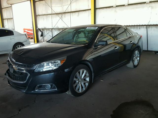 1G11H5SL2EF153736 - 2014 CHEVROLET MALIBU LTZ CHARCOAL photo 2