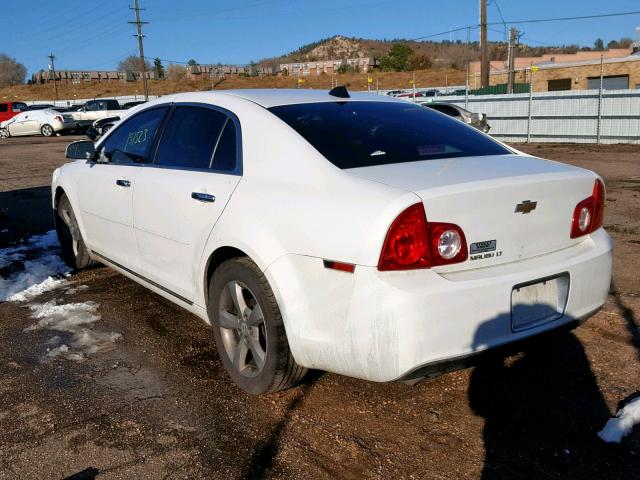 1G1ZC5E07CF386639 - 2012 CHEVROLET MALIBU 1LT 白色 照片 3