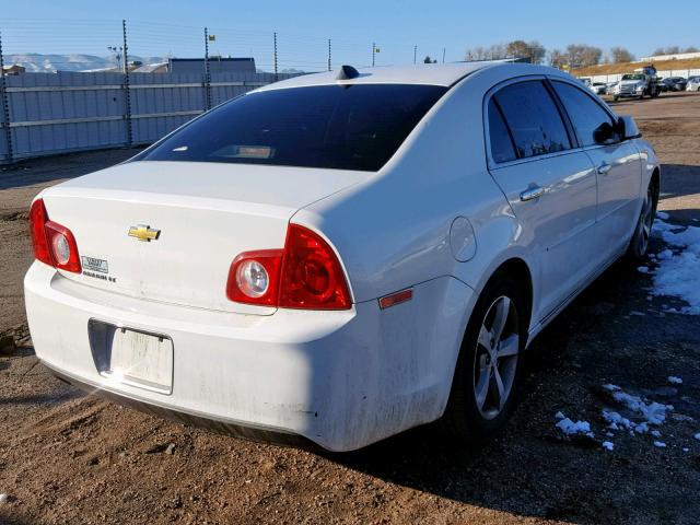 1G1ZC5E07CF386639 - 2012 CHEVROLET MALIBU 1LT 白色 照片 4