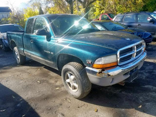 1B7GG23X4VS131118 - 1997 DODGE DAKOTA GREEN photo 1