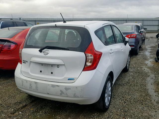 3N1CE2CP6FL379412 - 2015 NISSAN VERSA NOTE WHITE photo 4