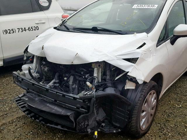 3N1CE2CP6FL379412 - 2015 NISSAN VERSA NOTE WHITE photo 9