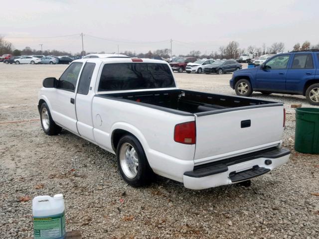 1GTCS19X038182480 - 2003 GMC SONOMA WHITE photo 3