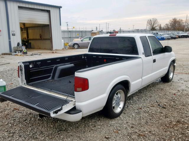 1GTCS19X038182480 - 2003 GMC SONOMA WHITE photo 4