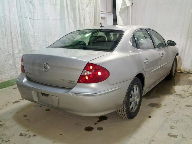 2G4WD582781284675 - 2008 BUICK LACROSSE C SILVER photo 4