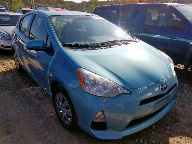 JTDKDTB38D1057763 - 2013 TOYOTA PRIUS C BLUE photo 1