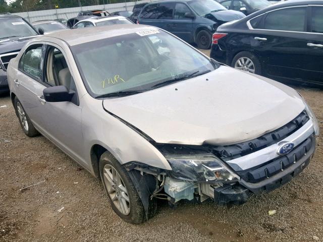 3FAHP0GA9AR334161 - 2010 FORD FUSION S SILVER photo 1