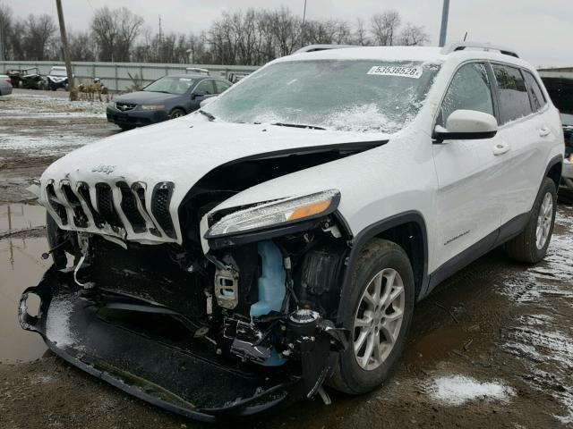 1C4PJMCS5EW245929 - 2014 JEEP CHEROKEE L WHITE photo 2