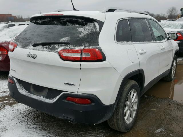 1C4PJMCS5EW245929 - 2014 JEEP CHEROKEE L WHITE photo 4