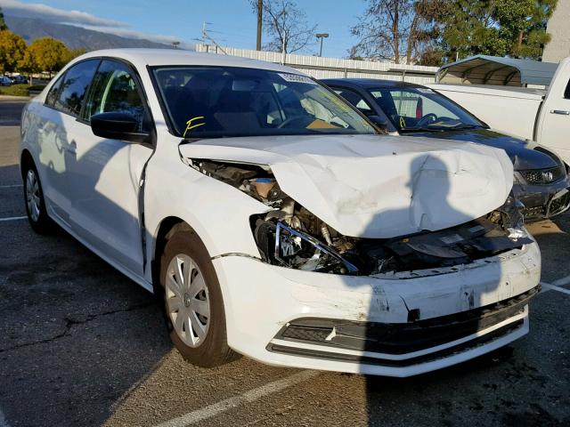 3VW2K7AJ0FM287832 - 2015 VOLKSWAGEN JETTA BASE WHITE photo 1