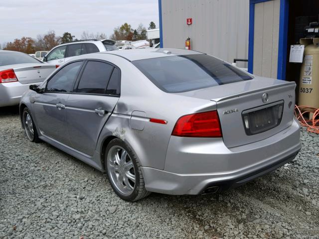 19UUA66296A046084 - 2006 ACURA 3.2TL SILVER photo 3