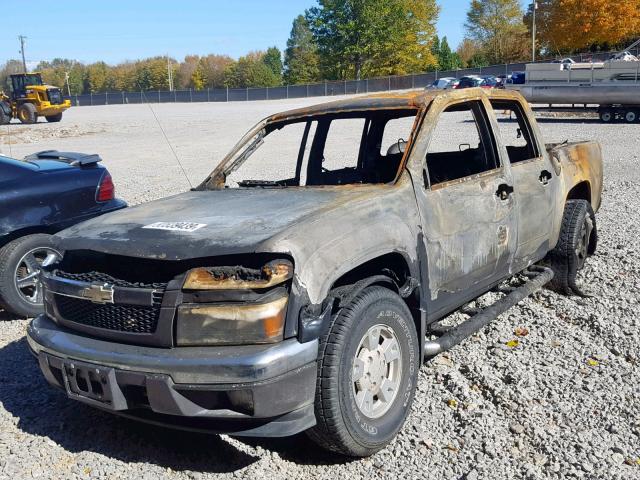 1GCDT136648221060 - 2004 CHEVROLET COLORADO BLACK photo 2